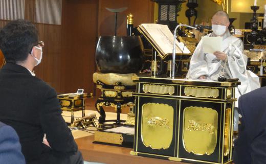 御逮夜御講の写真