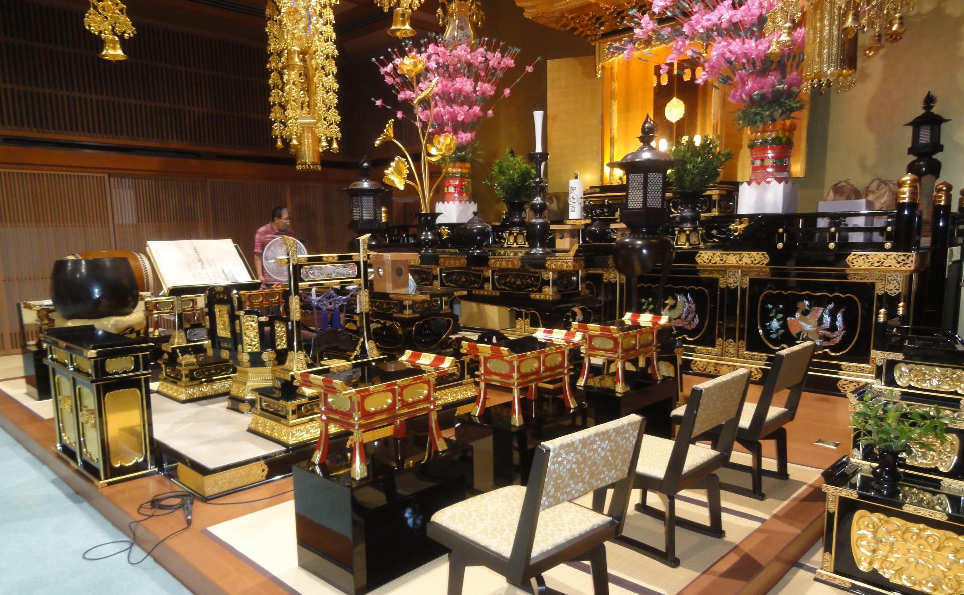 御会式準備完了